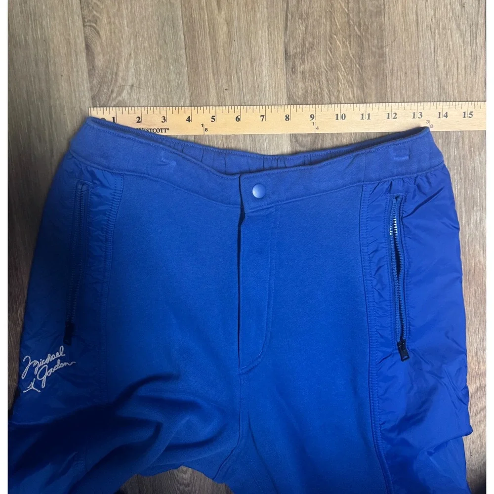Nike Jordan Flight MVP fleece joggers blue Size Small